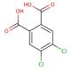 4,5-Dichlorophthalic acid 的分子结构, CAS编号: 56962-08-4 4,5-Dichlorophthalic acid (CAS 56962-08-4) - chemical structure image