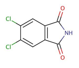 4,5-Dichlorophthalimide (CAS 15997-89-4) - chemical structure image