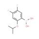 4,5-Difluoro-2-isopropoxyphenylboronic acid (CAS 1072951-61-1) - chemical structure image