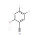 4,5-Difluoro-2-methoxybenzonitrile (CAS 425702-28-9) - chemical structure image