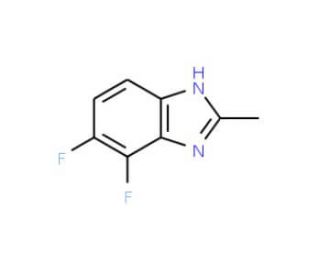 4,5-Difluoro-2-methylbenzimidazole - chemical structure image