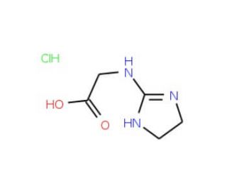 (4,5-Dihydro-1H-imidazol-2-ylamino)-acetic acid hydrochloride - chemical structure image