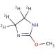4,5-Dihydro-2-methoxy-1H-imidazole-4,5-d4 (CAS 402788-68-5) - chemical structure image