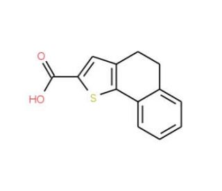 4,5-Dihydro-naphtho[1,2-b]thiophene-2-carboxylic acid (CAS 29179-41-7) - chemical structure image