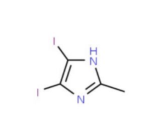 4,5-Diiodo-2-methylimidazole (CAS 73746-44-8) - chemical structure image