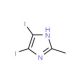4,5-Diiodo-2-methylimidazole (CAS 73746-44-8) - chemical structure image