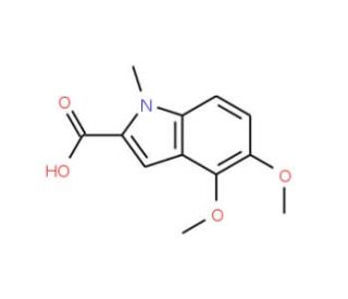 4,5-Dimethoxy-1-methyl-1H-indole-2-carboxylic acid - chemical structure image