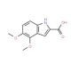 4,5-dimethoxy-1H-indole-2-carboxylic acid (CAS 50536-49-7) - chemical structure image