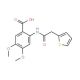 4,5-dimethoxy-2-[(thien-2-ylacetyl)amino]benzoic acid (CAS 332163-07-2) - chemical structure image