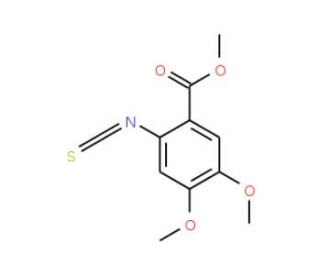4,5-Dimethoxy-2-carbomethoxyphenylisothiocyanate - chemical structure image
