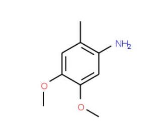 4,5-Dimethoxy-2-methylaniline (CAS 41864-45-3) - chemical structure image