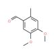 4,5-Dimethoxy-2-methylbenzaldehyde (CAS 7721-62-2) - chemical structure image