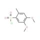 4,5-dimethoxy-2-methylbenzenesulfonyl chloride - chemical structure image