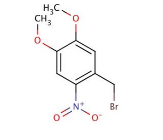 4,5-Dimethoxy-2-nitrobenzyl bromide (CAS 53413-67-5) - chemical structure image