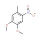 4,5-Dimethoxy-2-nitrotoluene (CAS 7509-11-7) - chemical structure image