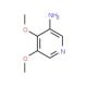 4,5-Dimethoxypyridin-3-amine (CAS 1087659-17-3) - chemical structure image
