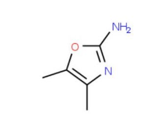 4,5-dimethyl-1,3-oxazol-2-amine (CAS 45529-92-8) - chemical structure image