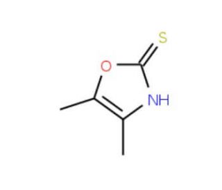 4,5-dimethyl-1,3-oxazole-2-thiol (CAS 6670-14-0) - chemical structure image