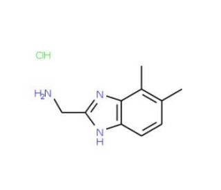 (4,5-Dimethyl-1H-benzimidazol-2-yl)methylaminehydrochloride - chemical structure image