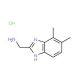 (4,5-Dimethyl-1H-benzimidazol-2-yl)methylaminehydrochloride - chemical structure image
