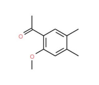 4,5-Dimethyl-2-methoxyacetophenone (CAS 91969-74-3) - chemical structure image