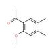 4,5-Dimethyl-2-methoxyacetophenone (CAS 91969-74-3) - chemical structure image