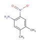 4,5-Dimethyl-2-nitroaniline (CAS 6972-71-0) - chemical structure image