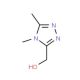 (4,5-dimethyl-4H-1,2,4-triazol-3-yl)methanol - chemical structure image