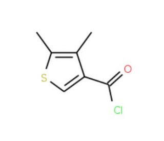 4,5-dimethylthiophene-3-carbonyl chloride - chemical structure image