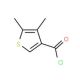 4,5-dimethylthiophene-3-carbonyl chloride - chemical structure image
