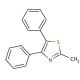 4,5-Diphenyl-2-methylthiazole (CAS 3755-83-7) - chemical structure image