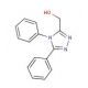 (4,5-diphenyl-4H-1,2,4-triazol-3-yl)methanol - chemical structure image