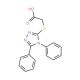 [(4,5-diphenyl-4H-1,2,4-triazol-3-yl)thio]acetic acid (CAS 54559-45-4) - chemical structure image