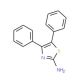 4,5-Diphenyl-thiazol-2-ylamine (CAS 6318-74-7) - chemical structure image