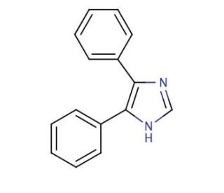 4,5-Diphenylimidazole (CAS 668-94-0) - chemical structure image
