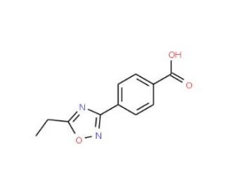 4-(5-Ethyl-1,2,4-oxadiazol-3-yl)benzoic acid (CAS 769132-76-5) - chemical structure image