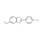 4-(5-Ethyl-benzooxazol-2-yl)-phenylamine - chemical structure image