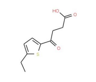 4-(5-Ethyl-thiophen-2-yl)-4-oxo-butyric acid - chemical structure image
