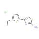 4-(5-Ethyl-thiophen-2-yl)-thiazol-2-ylaminehydrochloride - chemical structure image
