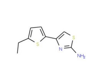 4-(5-ethylthien-2-yl)-1,3-thiazol-2-amine - chemical structure image