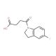 4-(5-Fluoro-2,3-dihydro-1H-indol-1-yl)-4-oxobutanoic acid (CAS 393183-92-1) - chemical structure image