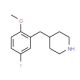 4-(5-Fluoro-2-methoxy-benzyl)-piperidine (CAS 955314-86-0) - chemical structure image
