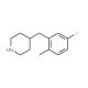 4-(5-Fluoro-2-methyl-benzyl)-piperidine (CAS 782504-69-2) - chemical structure image