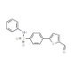 4-(5-formyl-2-furyl)-N-phenylbenzenesulfonamide - chemical structure image