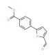 4-(5-Formyl-furan-2-yl)-benzoic acid methyl ester (CAS 53355-29-6) - chemical structure image