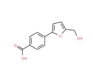 4-(5-Hydroxymethyl-furan-2-yl)-benzoic acid - chemical structure image
