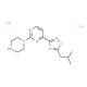 4-(5-Isobutyl-1,2,4-oxadiazol-3-yl)-2-(piperazin-1-yl)pyrimidine dihydrochloride - chemical structure image