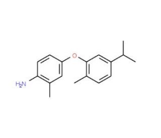 4-(5-Isopropyl-2-methylphenoxy)-2-methylaniline - chemical structure image