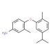 4-(5-Isopropyl-2-methylphenoxy)-3-methylaniline - chemical structure image