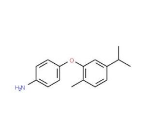 4-(5-Isopropyl-2-methylphenoxy)aniline - chemical structure image